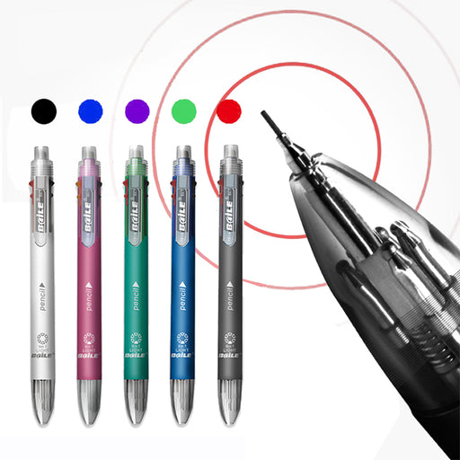6-IN-1 Multifunction Ballpoint Pen - gadgetstap